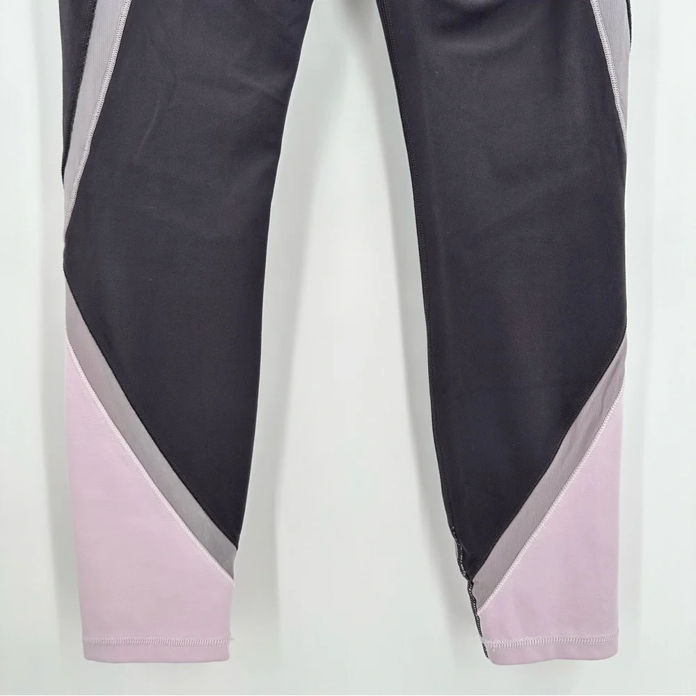 ATHLETA Women’s Pink/Gray Yoga Fitness Compression Leggings Size Small